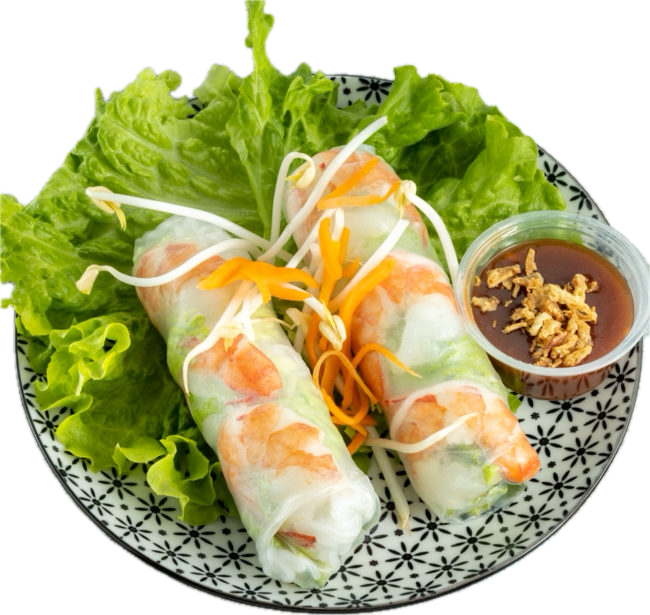 Rouleaux d’été crevettes